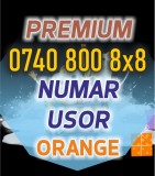Numar Orange PREMIUM 07x7.498.488 - Usor de Memorat, VIP, Platina. Cartela SIM Orange, Activata, Neutilizata