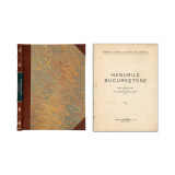 Hanurile bucureștene - George Potra, 1943, Editie Bibliofila, Legatura Piele