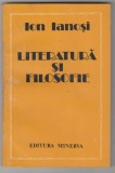 Bnk ant Ion Ianosi - Literatura si filosofie, Alta editura, Brosata