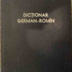 Dictionar German-roman - Mihai Isbasescu Si Colab. ,538702