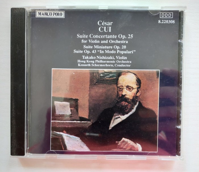#CD - Cesar Cui, Suite Concertante Op 25, Suite Miniature Op 20. Suite Op 43