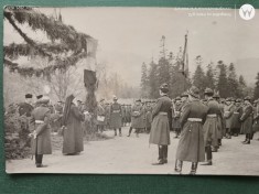 Regalitate,fotografie militarie si razboaie , parada militara Sinaia , anii 1938 -1939 , Carol al II lea.Vanatorii de Munte -elita armatei.