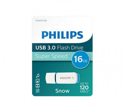 Memory Stick Usb 3.0 - 16gb Philips Snow Edition foto