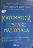 MATEMATICA, TESTARE NATIONALA-A. GHIOCA, M. MATROSENCO, O. POP, GH. ANDREI, Z. BLAJOVAN, G. BUSUIOC, K. FEKECS,