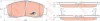 Set placute frana,frana disc HONDA CIVIC VII Hatchback (EU, EP, EV) (1999 - 2006) TRW GDB3268