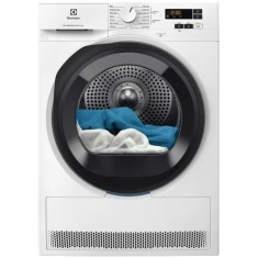 Uscator de rufe Electrolux EW6D195GE, Pompa de caldura, 9 kg, Clasa A+++, GentleCare + Sensicare, Motor Inverter, Usa reversibila, Alb