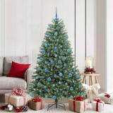 vidaXL Brad de Crăciun artificial cu ramuri articulare Verde 180 cm 3395494