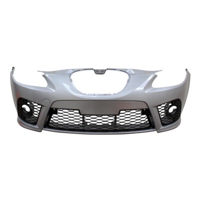 Set bara fata SEAT LEON (1P1), 06.2005-2009, grunduit, de vopsit; type FR; cu grile inferioare; cu gauri lampa ceata; TUNING, foto