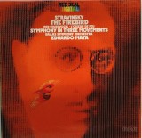 Igor Stravinsky - The Firebird/ Symphony In Three Movements NM/NM vinil, LP , disc lasica moderna _ RCA Red Seal, Europa, 1980