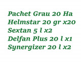 Pachet Grau 20 Ha (Helmstar 20 gr x20 + Sextan 5 l x2 + Delfan Plus 20 l x1 + Synergizer 20 l x2)