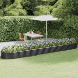 VidaXL Strat &icirc;nălțat grădină 507x100x36 cm oțel vopsit electrostatic