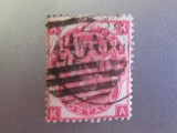 TIMBRE MAREA BRITANIE 1862 REGINA VICTORIA 3d STAMPILAT=350