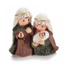 Figurina Nasterea Domnului polirasina multicolora IM 4.5x2x4.5 cm