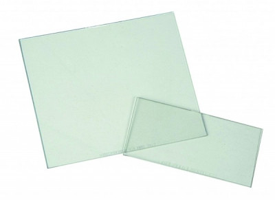 Geam protectie frontal pentru masca de sudura 100.4 mm x 46.4 mm RAIDER foto
