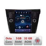 Navigatie Tesla Nissan X-Trail 2013-2018, 4G, CarPlay, Android Auto, 3GB+32GB