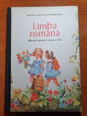 limba romana - manual pentru clasa a 2 -a din anul 1989 foto