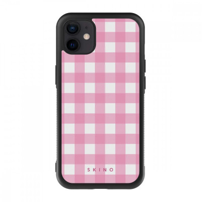 Husa iPhone 11 - Skino Pinknic, patratele roz foto