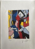 Lucrare Roy Lichtenstein, cromolitografie, 30x21 / 17,5 x 13 hartie specială