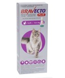Bravecto Plus Pisici Talie Mare 500mg (6.25 - 12.5 kg) pentru purici, căpușe și