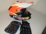 Cumpara ieftin Set casca moto-atv-trotineta-enduro+Ochelari+Manusi+Cagula ,marimi disponibile S,M si L