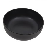 Bol Ceramic, Nordic, Negru, Diametru 15 cm, Inaltime 5.5 cm, Capacitate 0.68 L