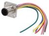 Soclu M12 8 pini tată IP67 30V 2A