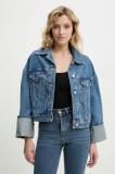 Answear Lab geaca jeans femei, de tranzitie, oversize