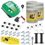 Pachet gard electric complet 5000&nbsp;m, 7,2&nbsp;Joule, 230&nbsp;V, pentru animale sălbatice