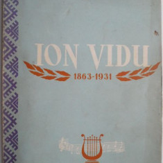Ion Vidu (1863-1931) – Viorel Cosma (coperta putin uzata)