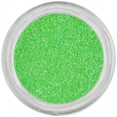 Pudră Glitter pentru nail art – verde neon