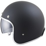 Casca open face pentru scuter - motocicleta MT Le Mans SV negru mat (ochelari soare integrati) XS (53/54cm)