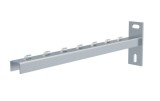 Consola 400x120mm NPZM400 electro-galvanizata suport pentru prindere canal cablu din sarma mesh 400mm, sustinere maxim 78 kg, ARKYS