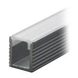 PROFIL ALUMINIU PENTRU BANDA LED 2M 7.8MM X 9MM, Oem