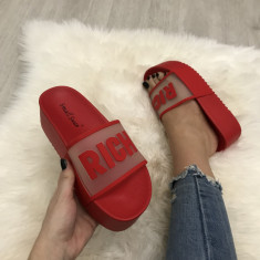 Papuci dama rosii cu platforma marime 38, 39, 40, 41+CADOU