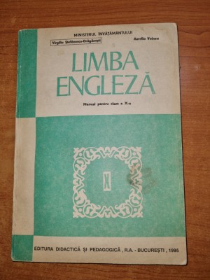 manual limba engleza pentru clasa a 10-a - din anul 1995 foto