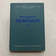 Barbu T. Cimpina - Studii si materiale de istorie medie - Vol. 1