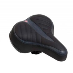 Sa confortabila Pufo pentru bicicleta cu arcuri, negru, universala