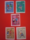 MAURITANIA, FOTBAL 90 - SERIE COMPLETĂ MNH IMPERF.