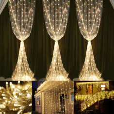 Ghirlanda decorativa, 400 LED-uri, 10 m, lumina statica, interior/exteriror foto