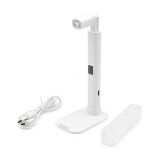 Lampă-lanternă pentru unghii pe un suport + ștampile din silicon 4pcs, lampă Uv/Led 1W