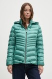 Geox geaca femei, culoarea verde, de iarna, W4628Z-T2843-F4622