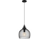 Pendul EGLO Straiton Negru, 1xE27, Max 60W, Metal, Design Modern, Inaltime 110cm, Living/Dormitor