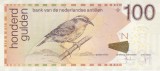 Bancnota Antilele Olandeze 100 Gulden 2016 - P31h UNC ( vezi descriere )