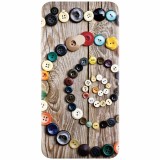 Husa silicon pentru Xiaomi Redmi Note 5A, Colorful Buttons Spiral Wood Deck