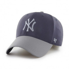 47brand sapca MLB New York Yankees culoarea albastru marin, cu imprimeu