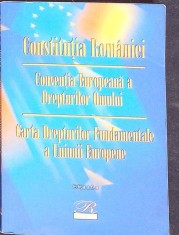 CONSTITUTIA ROMANIEI. CONVENTIA EUROPEANA A DREPTURILOR OMULUI-MARIAN FLORESCU-273121