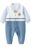 Cumpara ieftin gurcooc Body pentru bebeluși băieți cu m&acirc;neci lungi, costum de domnule, body cu fundă desene animate, toamnă iarnă One