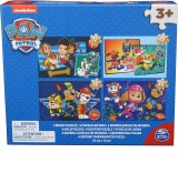 Patrula catelusilor puzzle 4in1 din lemn, Spin Master