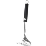 Zdrobitor pentru cartofi Ghidini, otel inoxidabil, argintiu/negru, 27,5 cm
