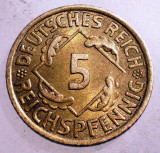 1.530 GERMANIA WEIMAR 5 REICHSPFENNIG 1930 A XF/AUNC, Europa, Bronz-Aluminiu